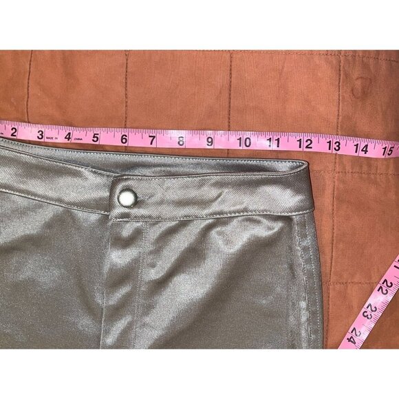 NWT SKIMS Disco Pants Silver Shimmer Skinny Women's Size S - Picture 8 of 11